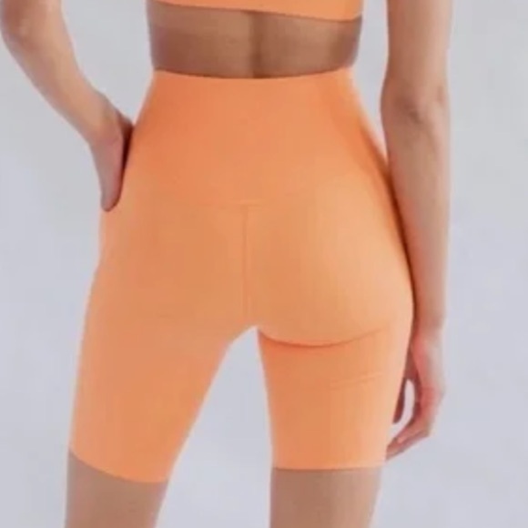 NWT GIRLFRIEND COLLECTIVE High Rise Horizon Biker Shorts! - Picture 4 of 9
